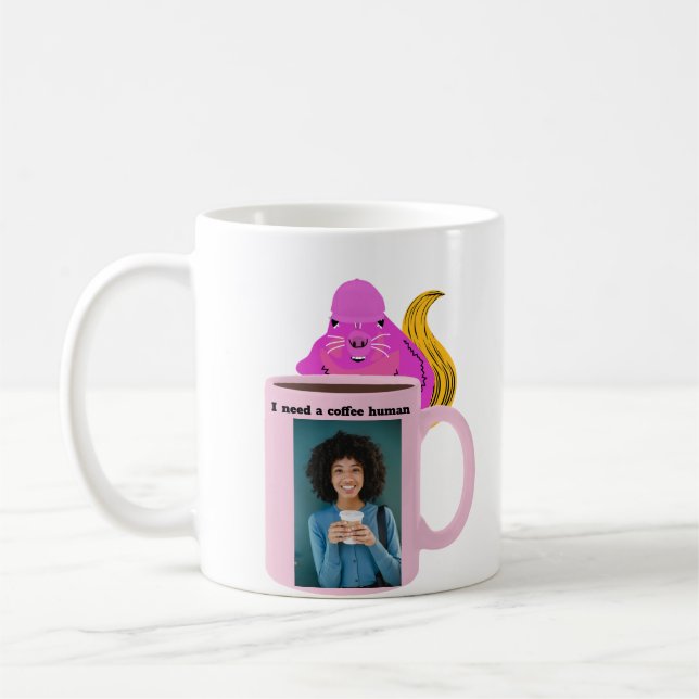 Naughty Eichhörnchen #130 Coffee Human Kaffeetasse (Links)
