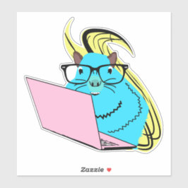 Naughty-Eichhörnchen #153 Aufkleber