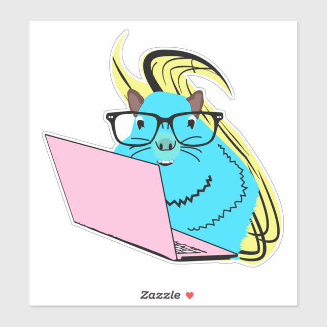 Naughty-Eichhörnchen #153 Aufkleber (Blatt)