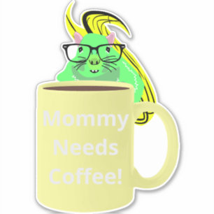 Naughty Eichhörnchen #167 Coffee Cup Aufkleber