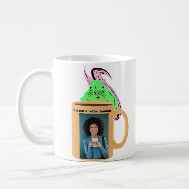 Naughty Eichhörnchen #170 Coffee Human Kaffeetasse (Links)