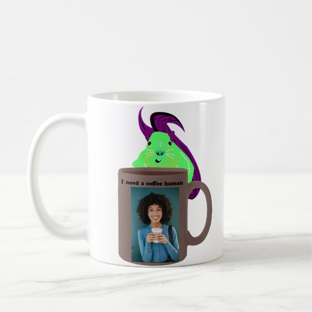 Naughty Eichhörnchen #208 Coffee Human Kaffeetasse (Links)