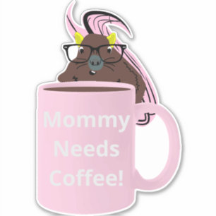 Naughty Eichhörnchen #211 Coffee Cup Aufkleber