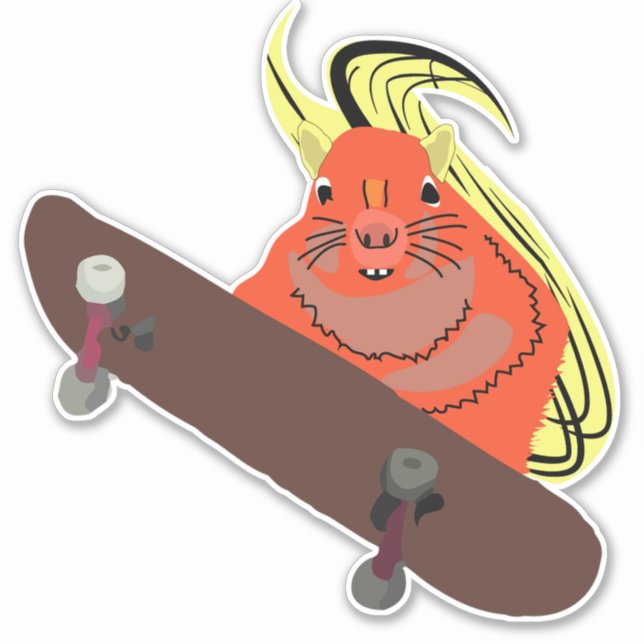 Naughty-Eichhörnchen #241 Aufkleber (Vorderseite)
