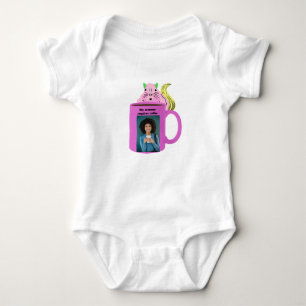 Naughty Eichhörnchen #277 Baby Coffee Strampler