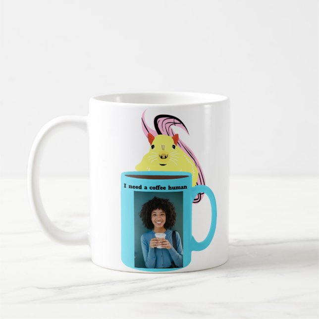 Naughty Eichhörnchen #287 Coffee Human Kaffeetasse (Links)