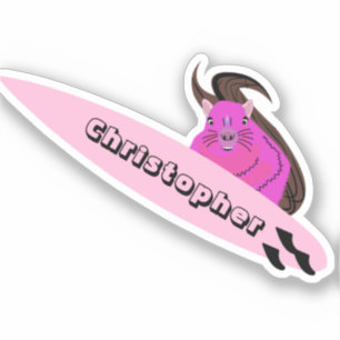 Naughty Eichhörnchen #373 Surfsticker Aufkleber