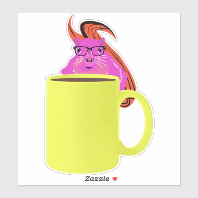 Naughty-Eichhörnchen #379 Aufkleber (Blatt)