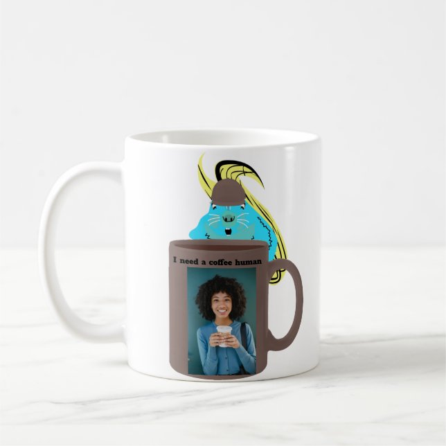 Naughty Eichhörnchen #467 Coffee Human Kaffeetasse (Links)