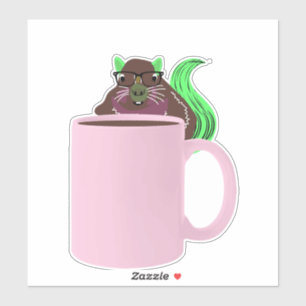 Naughty-Eichhörnchen #739 Aufkleber