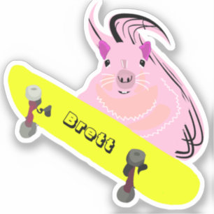 Naughty Eichhörnchen #904 Brett Skateboarding Aufkleber