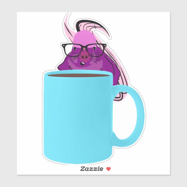 Naughty-Eichhörnchen #978 Aufkleber (Blatt)