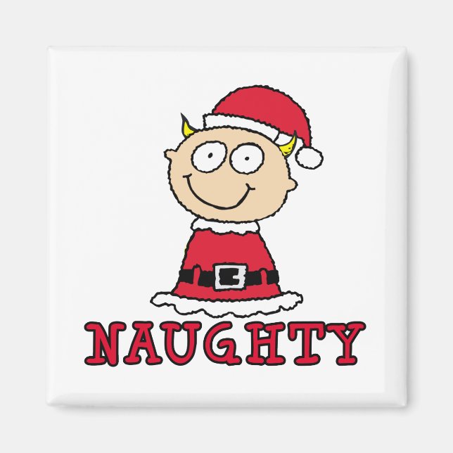 Naughty Elf Magnet (Vorne)