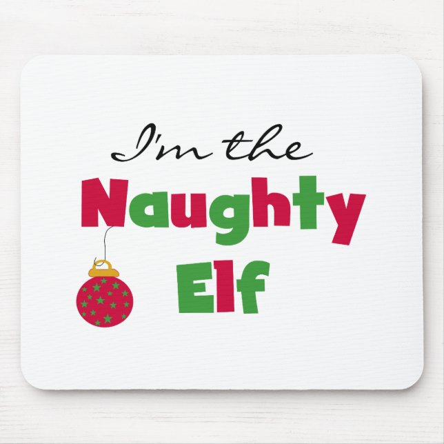Naughty Elf Mousepad (Vorne)