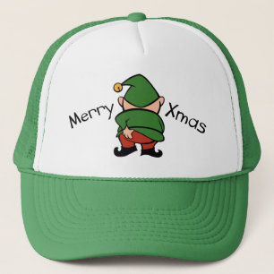 Naughty Elves Itch Trucker Hat Truckerkappe