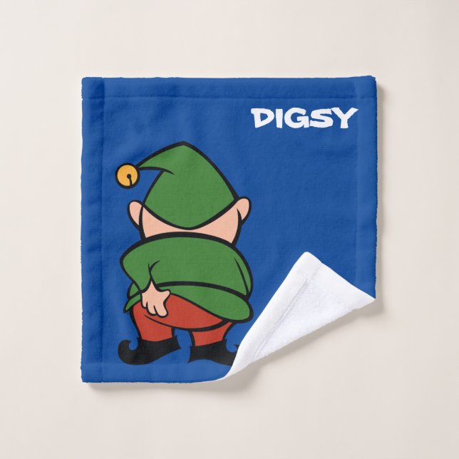 Naughty Elves Juckhandtuch Waschlappen (Waschlappen)