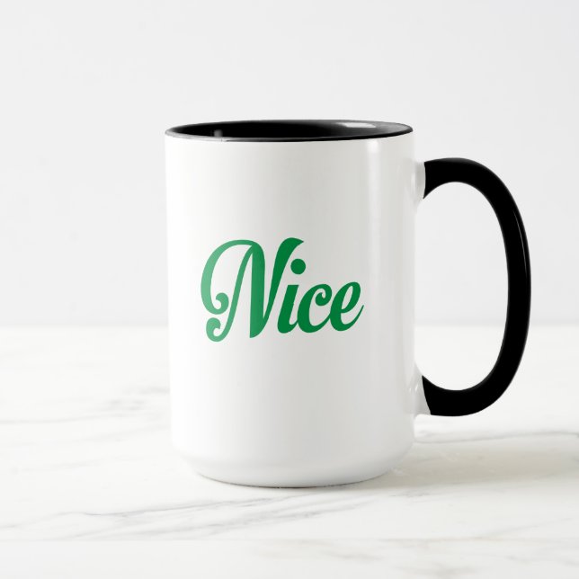 Naughty et Nice Christmas Mug (Droite)