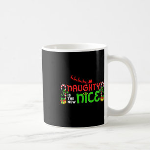 Naughty ist der neue schöne Weihnachtsmann schmutz Kaffeetasse