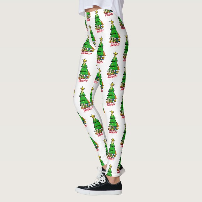 Naughty Kittens Christmas Legende Leggings (Links)