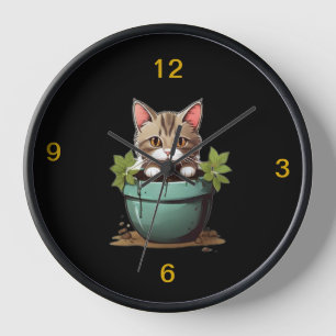 Naughty Kitty Horloge