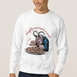 Naughty Krampus Weihnachtsdesign Sweatshirt