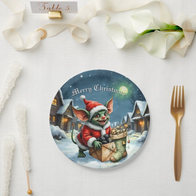Naughty List Delivery: The Goblin Clause Chronicle Pappteller (Hochzeit)