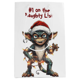 Naughty List Gremlin Mittlere Geschenktüte