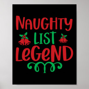 Naughty List Legende Poster