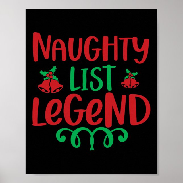 Naughty List Legende Poster (Vorne)