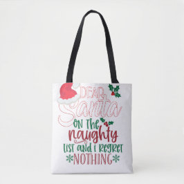Naughty List Tasche