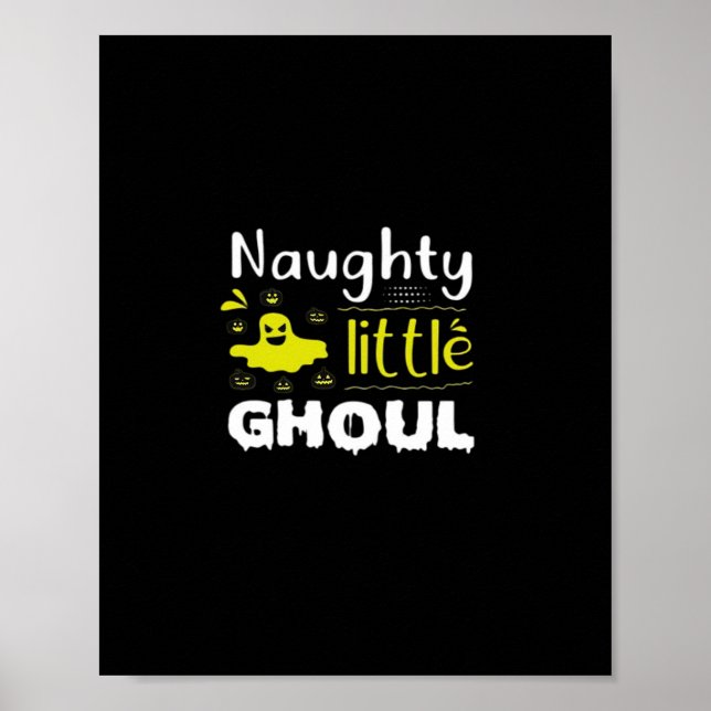 Naughty Little Ghoul Poster (Vorne)