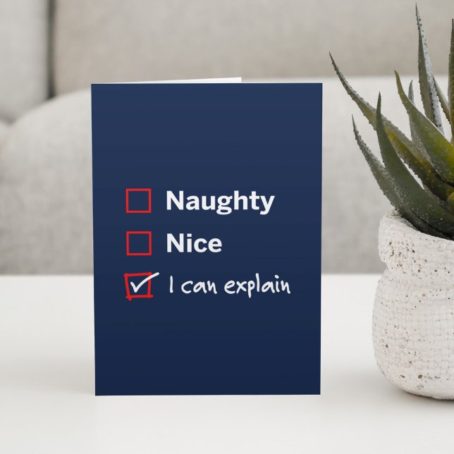 Naughty Nice - ich kann es erklären Karte (Von Creator hochgeladen)