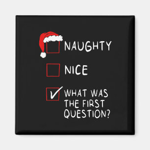 Naughty Nice Liste, was war die Frage Männer Fraue Magnet