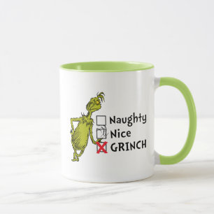 Naughty, Nice oder Grinch Tasse