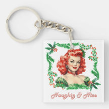 Naughty & Nice Retro Christmas Pinup