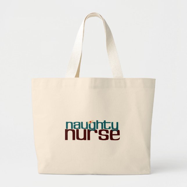 Naughty Nurse Jumbo Stoffbeutel (Vorne)