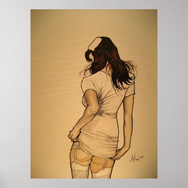 Naughty Nurse Poster (Vorne)