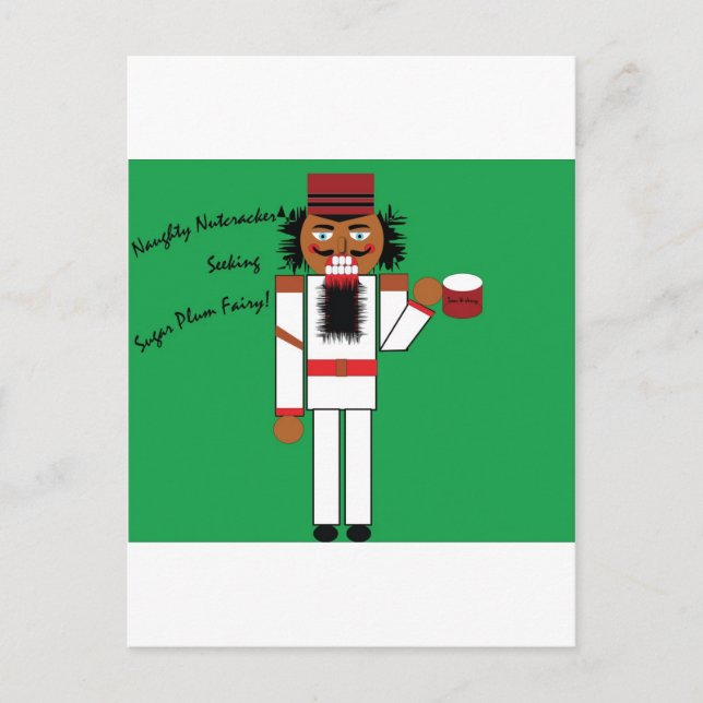 Naughty Nutcracker Postkarte (Vorderseite)