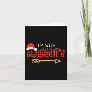 Naughty oder Nice Christmas Couple bin ich mit Nau Karte