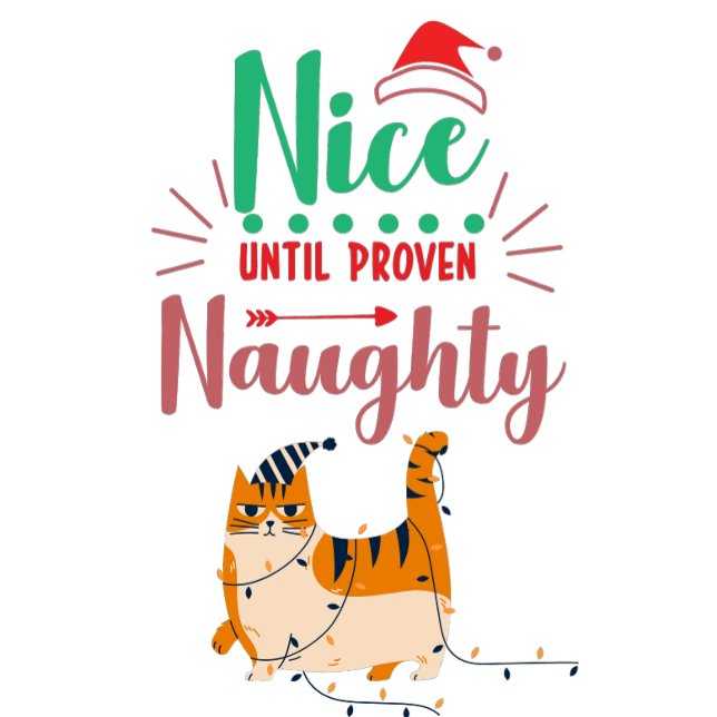 Naughty oder Nice Feiertagspostkarte (Von Creator hochgeladen)