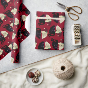 Naughty oder Nice Geschenkpapier