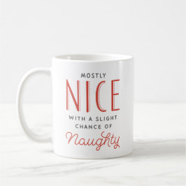 Naughty oder Nice Lustigen Sprüche Weihnachten Kaffeetasse