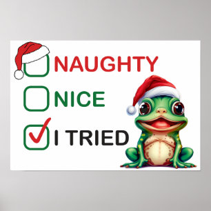 Naughty oder Nice Poster