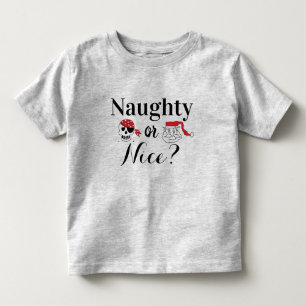 Naughty oder NIce? Weihnachts-T - Shirt