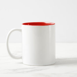 Naughty or nice, choose your list zweifarbige tasse
