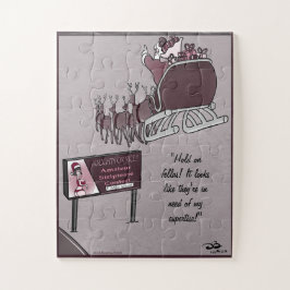 Naughty ou Nice Holiday Oversize Puzzle
