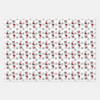 Naughty Rockhound, Geologe, Weihnachtsgeschenkwrap Geschenkpapier Set
