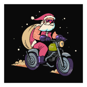 Naughty Santa Claus Fotodruck