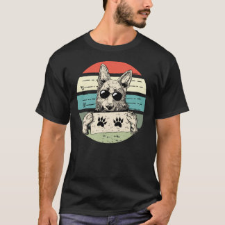 Naughty Shepherd Dog Mugshot German Shepherd Dog T-Shirt