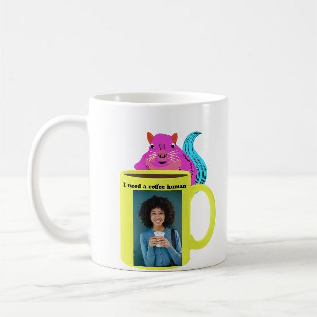 Naughty Squirrel #279 Coffee Human Kaffeetasse (Links)